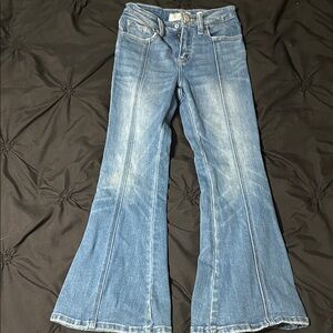 KanCan Classic Blue Kids Flare Jeans